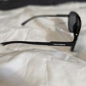 Dolce & Gabbana Black Men's Sunglasses with Logo Temple